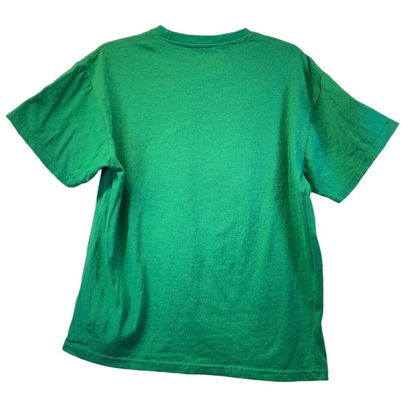 PEANUTS Unisex Kelly-Green Merry Christmas Short Sleeve Tee - Picture 3 of 7